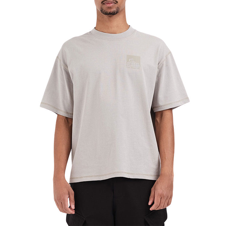Last Resort AB - Flatlock Tee - Warm Grey