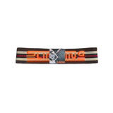 Slingting - Skateboard Sling - Striped Brown/Hi Vis Orange