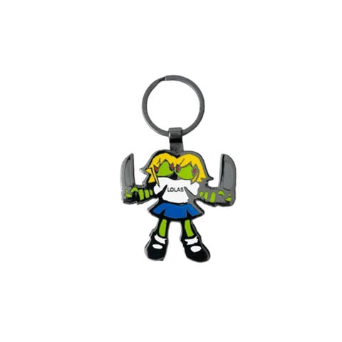 Lola's Hardware - Double Headed Zombie Schoolgirl Keychain