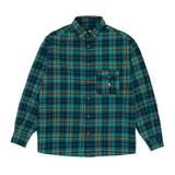 Magenta - L/S Jazz Flannel - Green