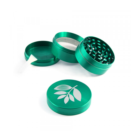 Magenta - Metal Herb Grinder - Green