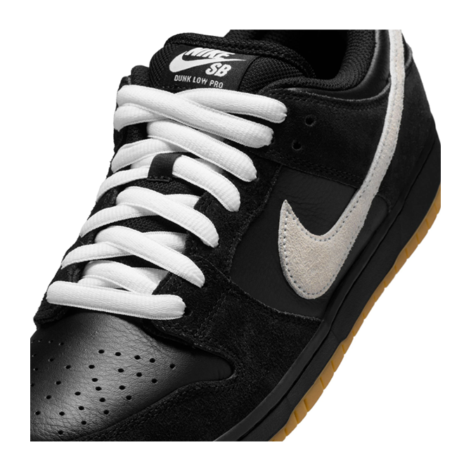 NikeSB - Dunk Low Pro - Black/White-Black/Gum