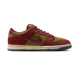 NikeSB - Dunk Low Pro - Dark Team Red/Burgundy Crush-Olive Flak