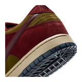 NikeSB - Dunk Low Pro - Dark Team Red/Burgundy Crush-Olive Flak