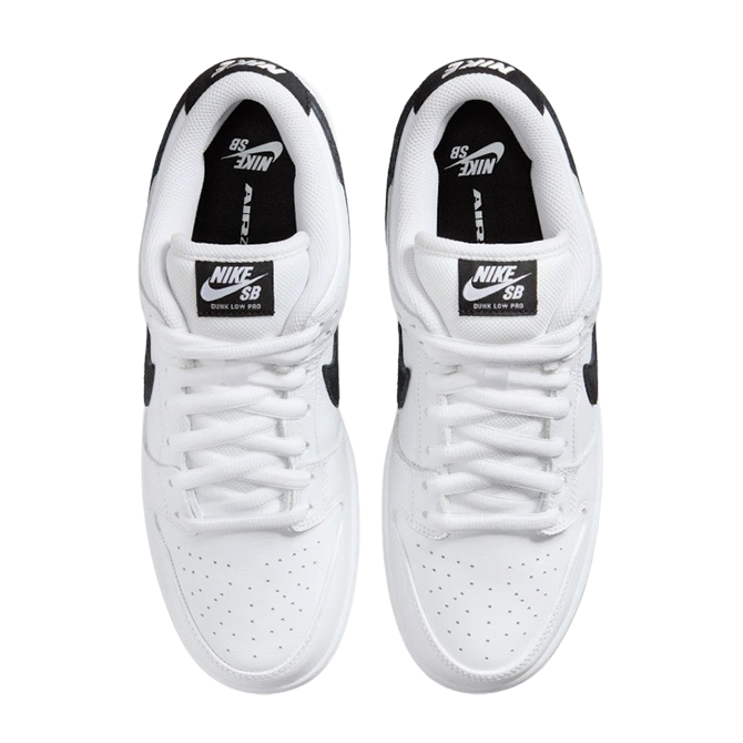 NikeSB - Dunk Low Pro - White/Black-White-Black - Hemley Skateboarding