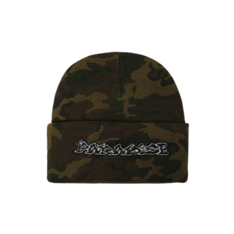 Paradise NYC - Paratopia Embroidered Beanie - Camo