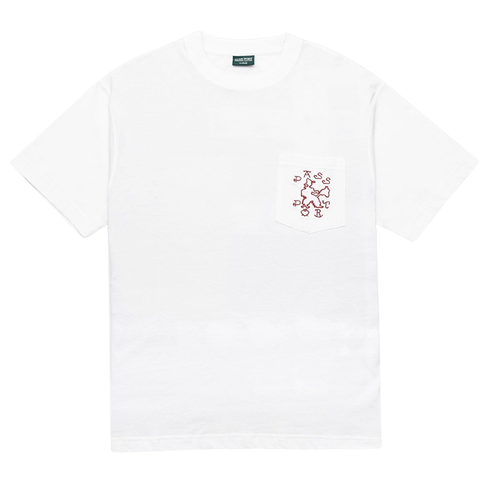 Pass~Port - Cowpoke Organic Cotton Pocket Tee - White