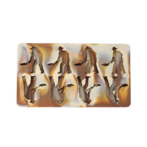 Pass~Port - Digger Ice Cube Tray - Brown Marble