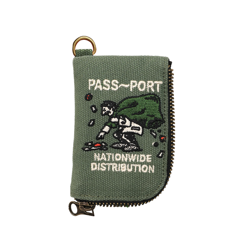 Pass~Port - Distribution Coin Pouch - Elm Green