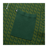 Pass~Port - Drain Knit Short Sleeve Polo - Forest Green