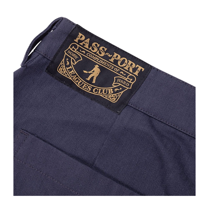 Pass~Port - Herringbone Leagues Club Pant - Navy