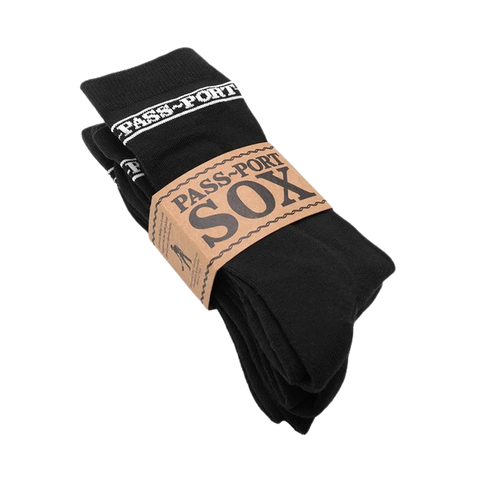 Pass~Port - Hi Sox 3 Pack - Black