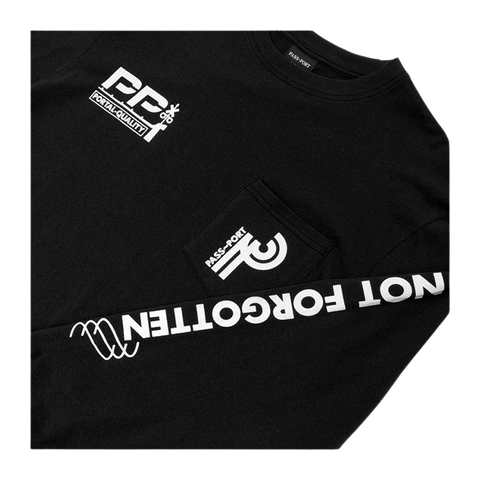 Pass~Port - Long Con Pocket Longsleeve Tee - Black