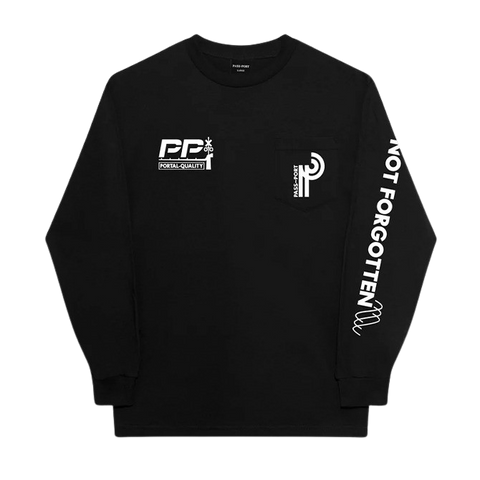 Pass~Port - Long Con Pocket Longsleeve Tee - Black