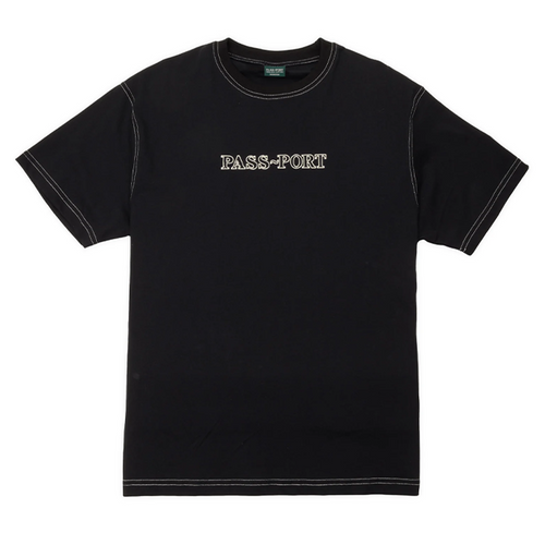 Pass~Port - Official Organic Cotton Tee - Black