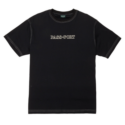 Pass~Port - Official Organic Cotton Tee - Black