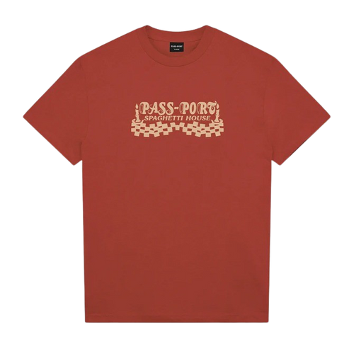 Pass~Port - Spag House Tee - Brick Red