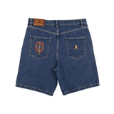 Pass~Port - Stone Workers Club Jean Short - Washed Dark Indigo