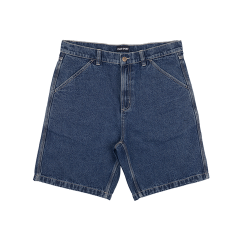 Pass~Port - Stone Workers Club Jean Short - Washed Dark Indigo