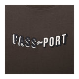 Pass~Port - Sunken Logo Embroidery Tee - Bark