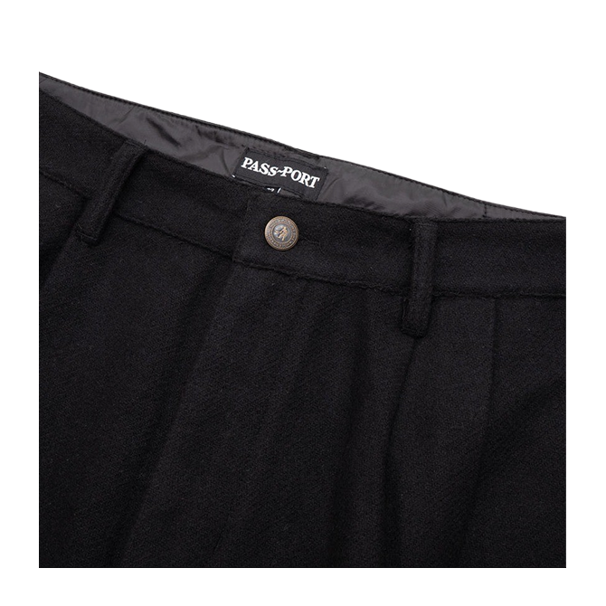 Pass~Port - Woolen Leagues Club Pant - Black