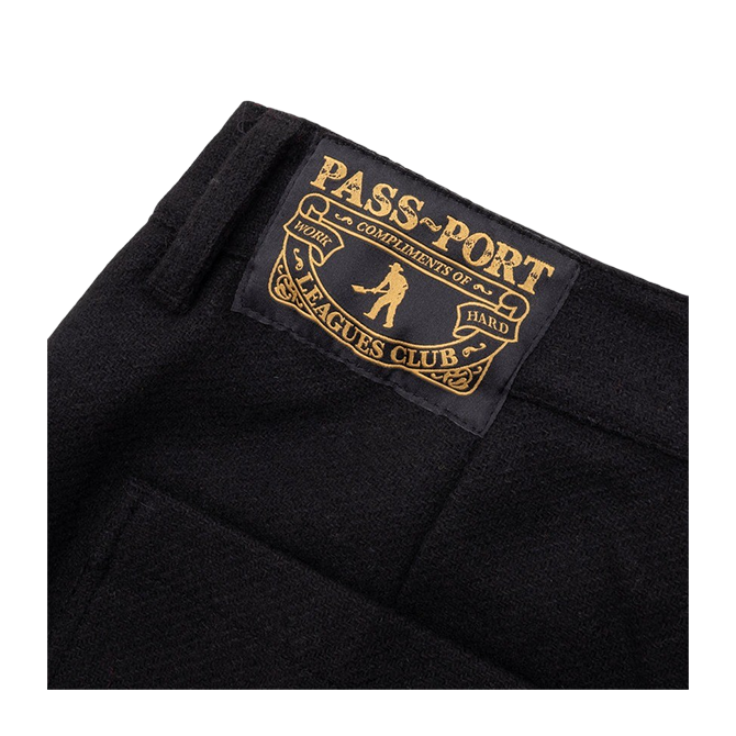 Pass~Port - Woolen Leagues Club Pant - Black