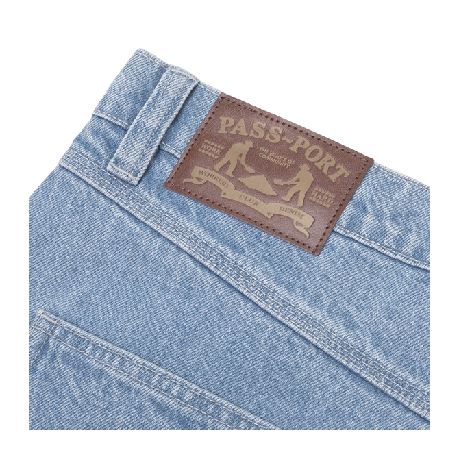 Pass~Port - Workers Club Jean - Washed Light Indigo - Hemley Skateboarding