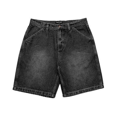 Pass~Port - Workers Club Jean Short - Faded Wash Black