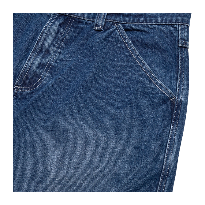 Pass~Port - Workers Club Jean Short - Faded Wash Dark Indigo