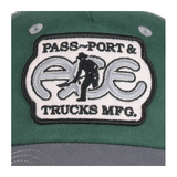 Pass~Port x Ace Trucks - Ace Packers Trucker Cap - Green/Steel