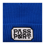 Pass~Port - Yearbook Logo Beanie - Royal Blue