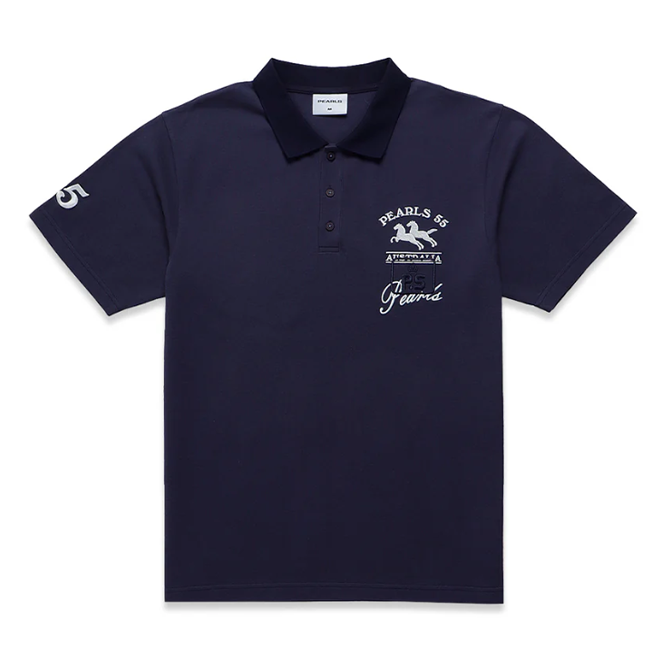 Pearls - Saddle Polo - Navy