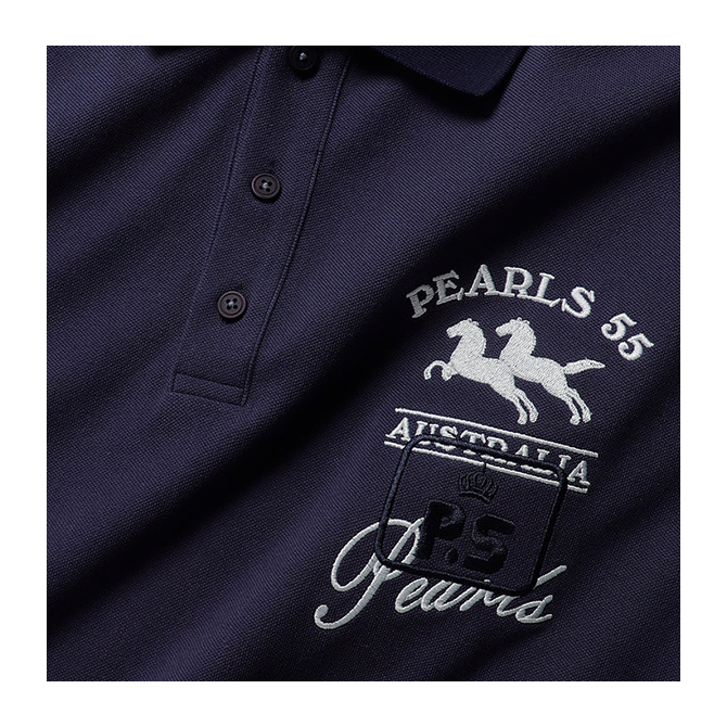 Pearls - Saddle Polo - Navy