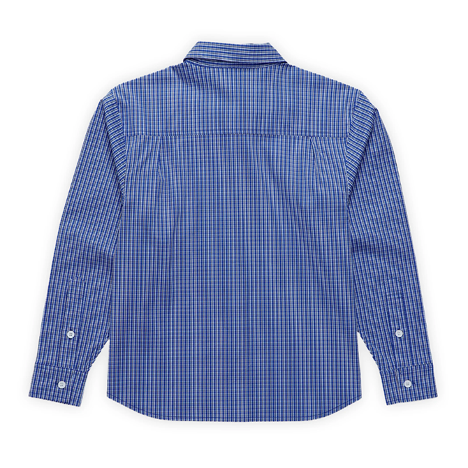 Pearls - Saddle Shirt - Blue Check
