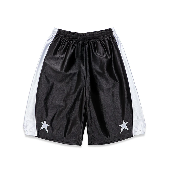 Pearls - Star Basketball Shorts - Black