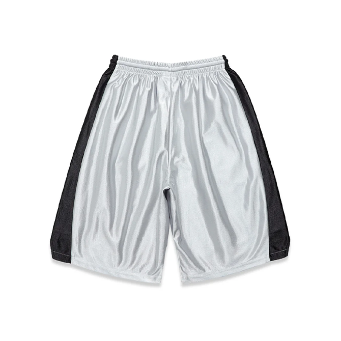 Pearls - Star Basketball Shorts - Silver