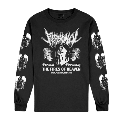 Personal Joint - Funeral Fireworks L/S Tee - Black