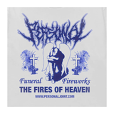 Personal Joint - Funeral Fireworks Tee - White/Blue