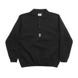 Poetic Collective - Heavy Polo Sweatshirt - Black