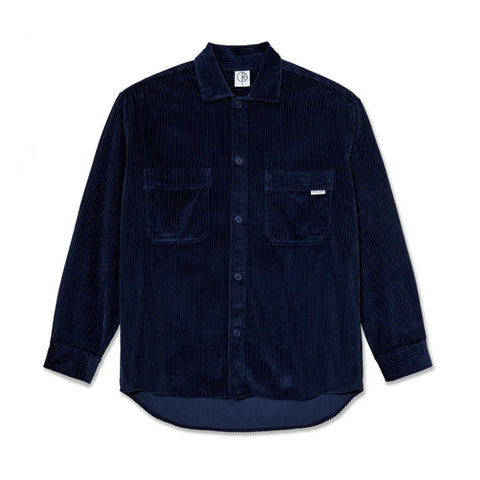 Polar Skate Co. - Big Boy Cord Overshirt - Dark Blue