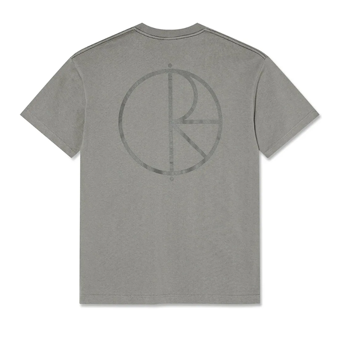 Polar Skate Co. - Contrast Tee - Stroke Logo - Grey