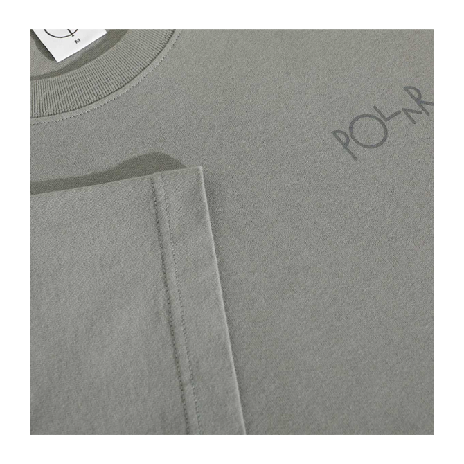 Polar Skate Co. - Contrast Tee - Stroke Logo - Grey