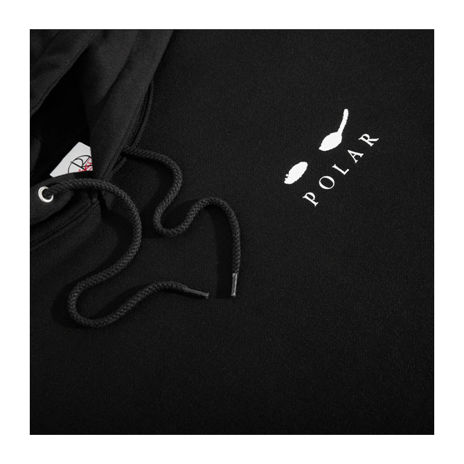 Polar Skate Co. - Dave Hoodie - Discoteque - Black