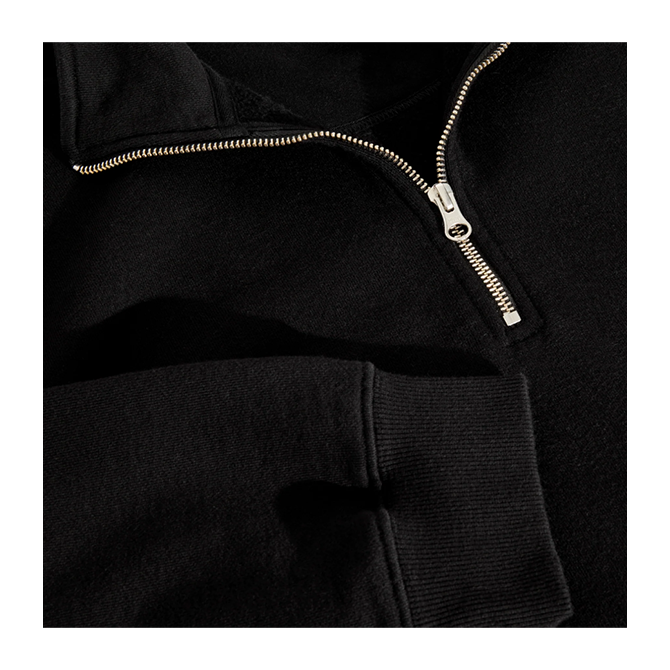 Polar Skate Co. - Frankie Half Zip Sweater - Black