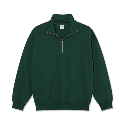 Polar Skate Co. - Frankie Half Zip Sweater - Dark Emerald