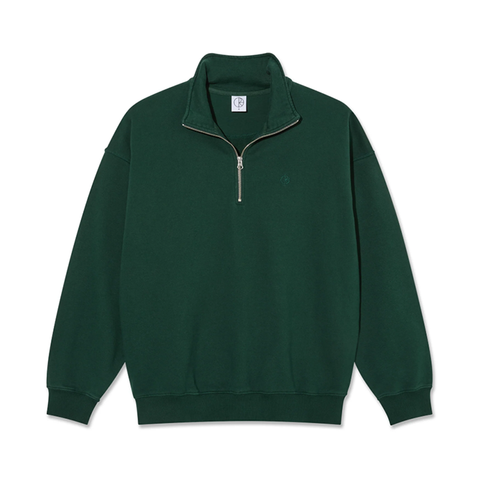 Polar Skate Co. - Frankie Half Zip Sweater - Dark Emerald