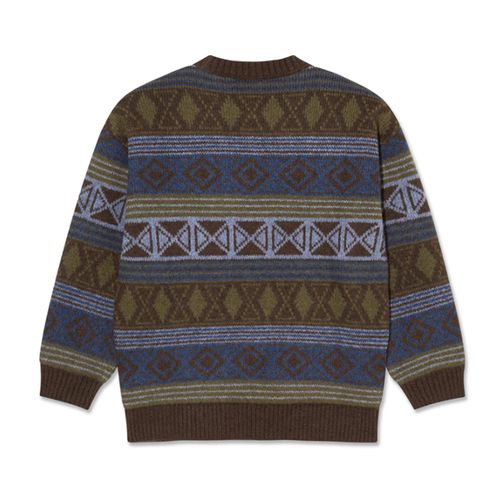 Polar Skate Co. - George Sweater - Blue Green Mix