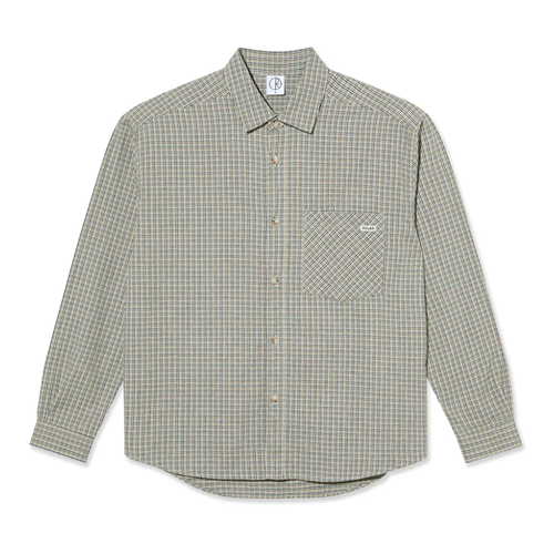 Polar Skate Co. - Mitchell LS Shirt - Creme Check