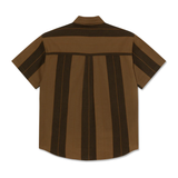 Polar Skate Co. - Mitchell Shirt - Brown Block Stripe