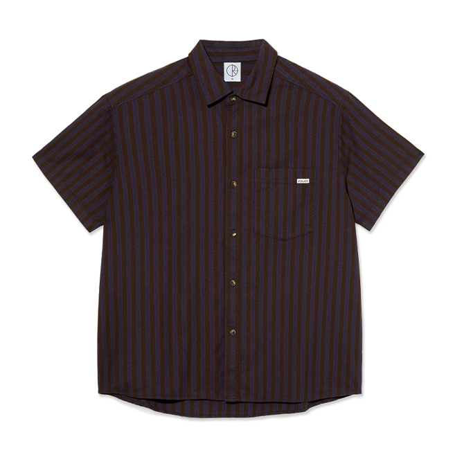 Polar Skate Co. - Mitchell Shirt - Purple/Chocolate